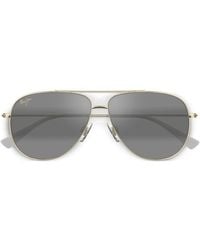 Maui Jim - Hau'Oli Metal Frame Sunglasses - Lyst