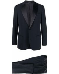 Giorgio Armani - Single-Breasted Tailored Dinner Suit - Lyst
