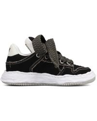 Maison Mihara Yasuhiro - Wayne Puffer Og Sole Patterned Lace Canvas Low-Top Sneakers - Lyst