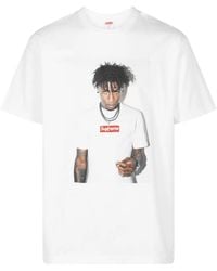 Supreme - Nba Youngboy Cotton T-Shirt - Lyst