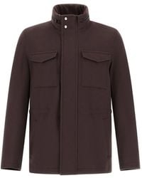 Herno - Veste À Col Montant - Lyst
