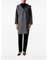 Silvian Heach - Manteau Croisé À Capuche - Lyst