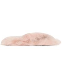 Dolce & Gabbana - Shearling Flip-Flops - Lyst
