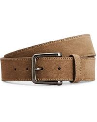 Tod's - Suede Buckle-Fastening Belt - Lyst