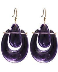 Ten Thousand Things - 18Kt Small O'Keeffe Amethyst Earrings - Lyst