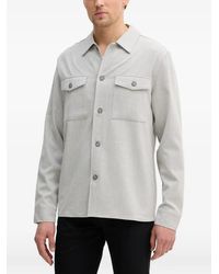 Lindbergh - Flap-Pocket Long-Sleeve Shirt - Lyst