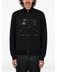 Arte' - Logo-Embroidered Cardigan - Lyst