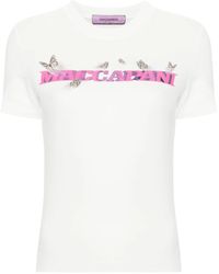 MACCAPANI - Logo-Print Cotton T-Shirt - Lyst