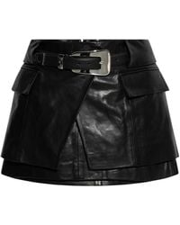 IRO - Leather Mini Skirt - Lyst