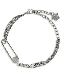 Versace - Armband Mit Logo-Gravur - Lyst