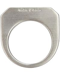 Rick Owens - Ring mit Logo-Gravur - Lyst