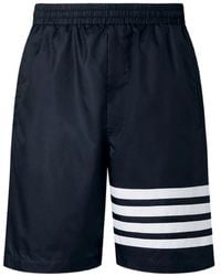 Thom Browne - Ripstop 4-Bar Track Shorts - Lyst