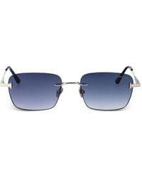 Tom Ford - Jake Rectangle-Frame Sunglasses - Lyst