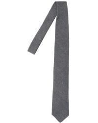Lardini - Micro-Pattern Wool Tie - Lyst