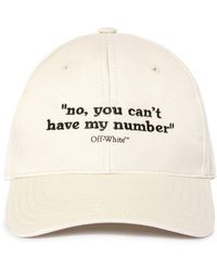 Off-White c/o Virgil Abloh - Off- Quotes Baseball Cap - Lyst