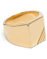 Wouters & Hendrix - Logo-Engraved Signet Ring - Lyst