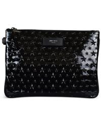 Jimmy Choo - Derek Embossed-Star Clutch Bag - Lyst