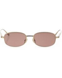 Brunello Cucinelli - Square-Frame Titanium Sunglasses - Lyst