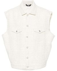 Gcds - Sequin-Embellished Tweed Gilet - Lyst