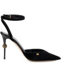 Elisabetta Franchi - 90Mm Pointed-Toe Heeled Pumps - Lyst