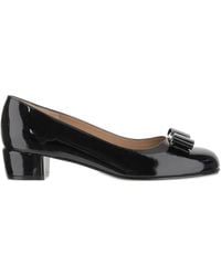 Ferragamo - 30Mm Vara Patent-Leather Pumps - Lyst