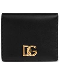 Dolce & Gabbana - Logo-Plaque Leather Wallet - Lyst