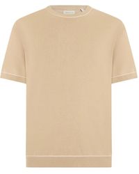 GANT - T-Shirt À Col Rond Manches Courtes - Lyst