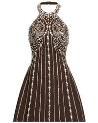 Elie Saab - Stud-Embellishments Mini Dress - Lyst
