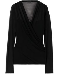 Givenchy - Draped V-Neck Top - Lyst