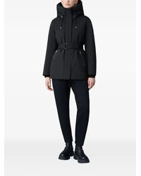 Mackage - Jeni-Nf Belted Hooded Jacket - Lyst