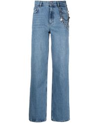 Liu Jo - High-waist Straight-leg Jeans - Lyst