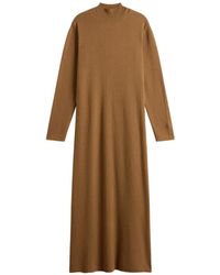 Woolrich - Mock-Neck Long-Sleeve Maxi Dress - Lyst