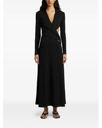 Christopher Esber - Fran Cut-Out Ribbed Midi Dress - Lyst