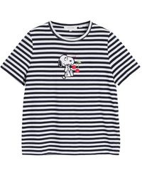 Chinti & Parker - Snoopy Breton Cherry T-Shirt - Lyst