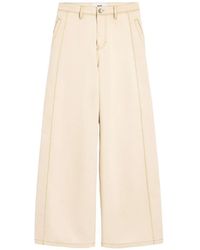 Ami Paris - Vaqueros Anchos Sobrehilados - Lyst