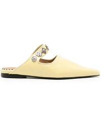 Toga - Stud-Embellished Pointed-Toe Mules - Lyst