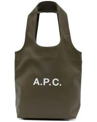 A.P.C. - Ninon Small Faux Leather Tote - Lyst