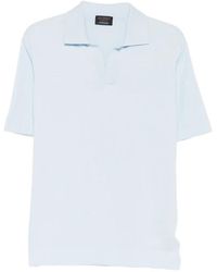 Dell'Oglio - Short-Sleeve Cotton Polo Shirt - Lyst