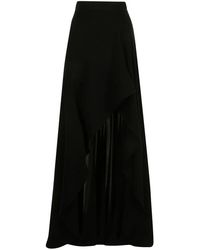Elie Saab - Front-Slit High-Waisted Skirt - Lyst
