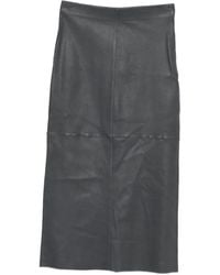 Alysi - Stretch Leather Skirt - Lyst