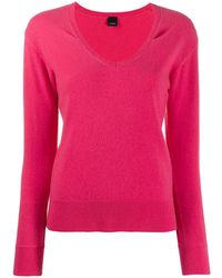 Pinko - V-Neck Sweater - Lyst