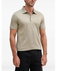 KARL LAGERFELD - Logo-Embroidered Tipped Polo Shirt - Lyst