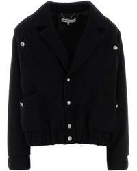 Alessandra Rich - Long-Sleeve Bomber Jacket - Lyst