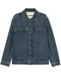 Jil Sander - Denim Jack Met Zak - Lyst