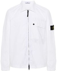 Stone Island - Shirtjack Met Compass-patch - Lyst