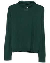 Semicouture - Maglia Eden Tie-Fastening Sweater - Lyst