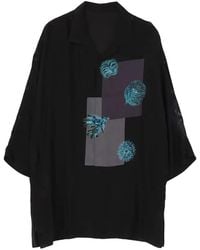 Yohji Yamamoto - Graphic Pattern Pocket Shirt - Lyst