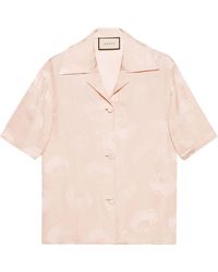 Gucci - Silk-jacquard Shirt - Lyst