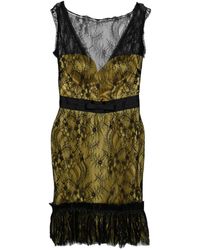 Gemy Maalouf - Floral-Lace Minidress - Lyst