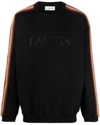 Lanvin - Curb Lace-embellished T-shirt - Lyst